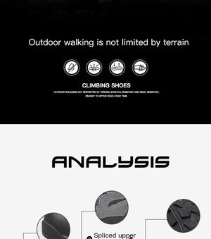 Les bottines tactiques 100% imperméables Humtto - HT-240760A pour homme, marron et noires, avec semelle robuste, tige en mesh et suède, et fermeture à lacets, sont idéales pour ceux recherchant des chaussures imperméables.