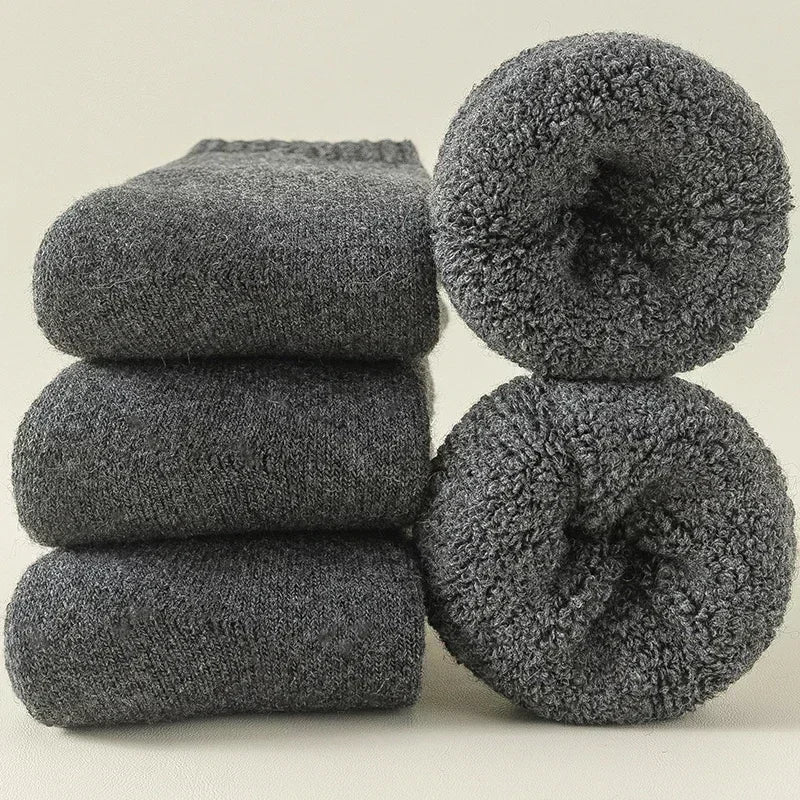 3 paires de chaussettes en laine thermique unisexe "Apilen - Whool socks" - Planète Rando