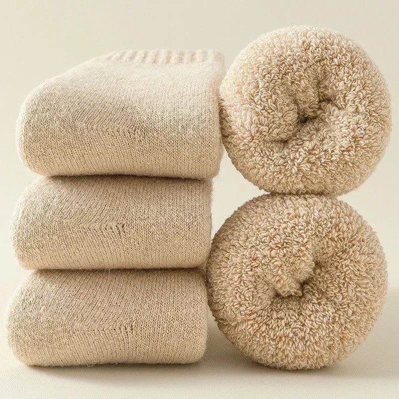 3 paires de chaussettes en laine thermique unisexe "Apilen - Whool socks" - Planète Rando