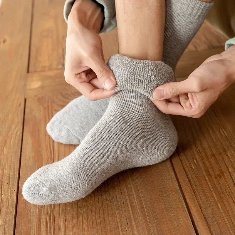 3 paires de chaussettes en laine thermique unisexe "Apilen - Whool socks" - Planète Rando