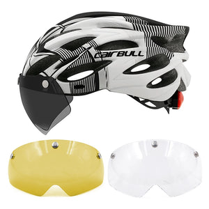 Casque de cyclisme léger route vtt VTT vélo Led casque L pour hommes femmes visoré casque de vélo Casco Accesorios Planète Rando