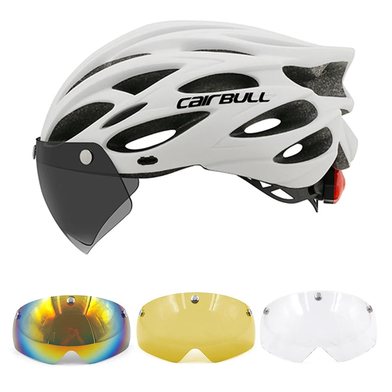 Casque de cyclisme léger route vtt VTT vélo Led casque L pour hommes femmes visoré casque de vélo Casco Accesorios Planète Rando
