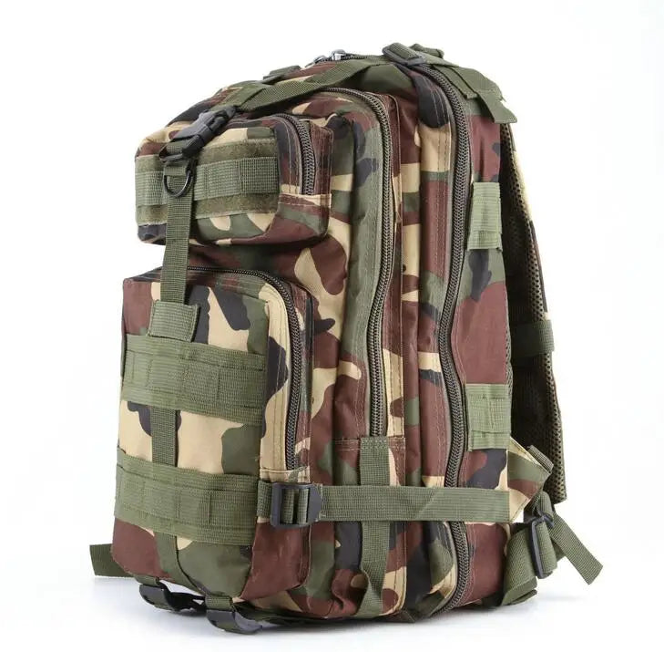 Sac à dos tactique d'expédition 20L-25L en nylon 1000D pour le bushcraft et la survie "Greencity - 3P Tactical"