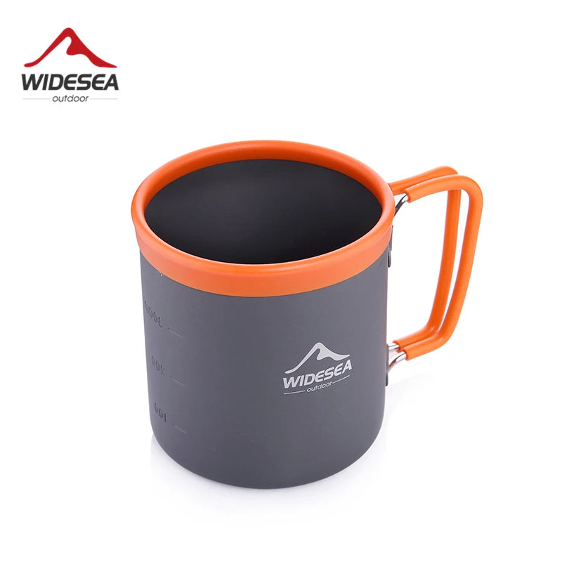 Widesea – tasse de Camping en aluminium, tasse d'extérieur, articles de table touristiques, pique-nique, équipement de cuisine, boisson à café, randonnée Planète Rando