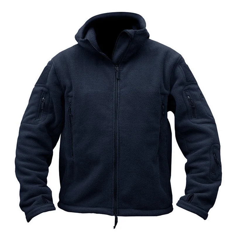 Softshell / polaire à capuche tactique et imperméable pour homme "TACVASEN - TJ004"