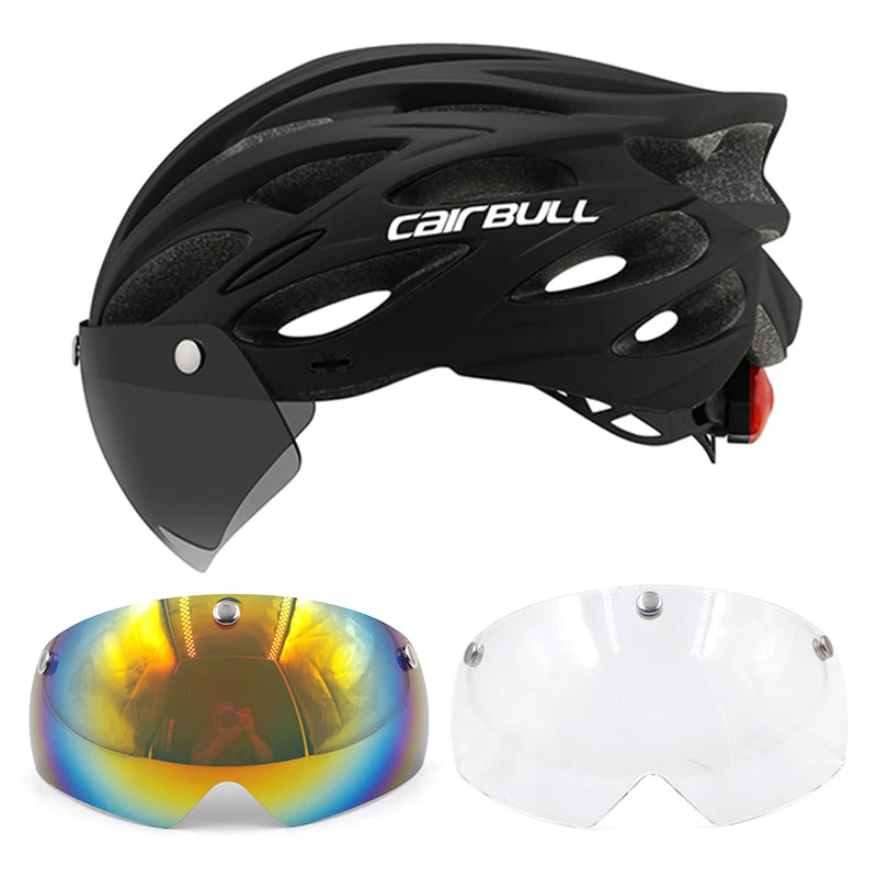 Casque de cyclisme léger route vtt VTT vélo Led casque L pour hommes femmes visoré casque de vélo Casco Accesorios Planète Rando