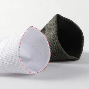 Lot de 5 paires de chaussettes homme en fibre de bambou antibactériennes "MiiOW - MQL2B28368", couleurs gris et noir, présentées sur fond blanc. Marque MiiOW.