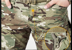 Pantalon de Combat pour hommes avec genouillères, pantalon de Sport Cargo tactique, Camouflage Multicam, Trekking, vêtements de chasse Emersongear