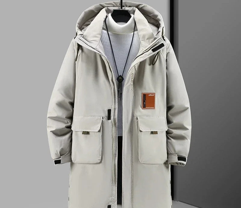Parka d'hiver épais mi-long en coton grande taille "ZENGKER - Cold boc"