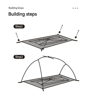 Tente de camping / bivouac en nylon siliconé 20D double-parois pour 2 personnes "Naturehike - Star River 2" Naturehike