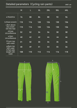 Ensemble imperméable de cyclisme "ROCKBROS - YPY028" ROCKBROS
