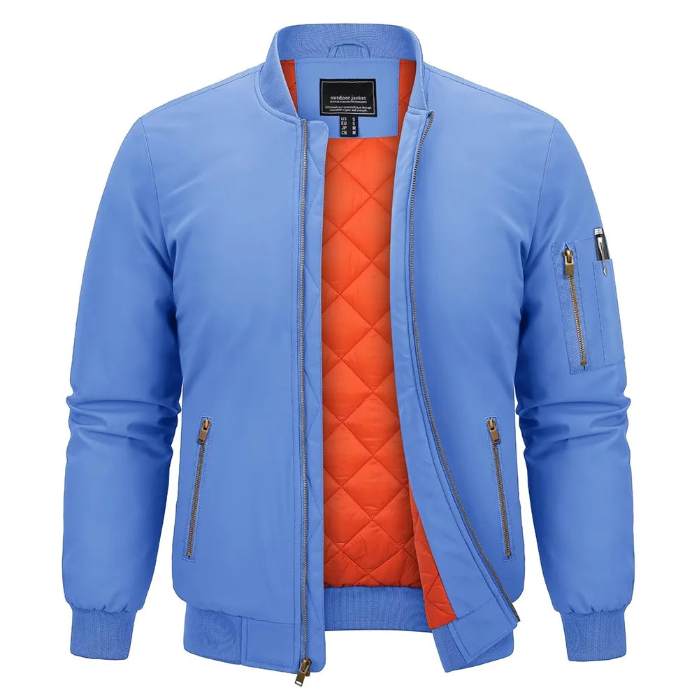 Parka hiver / veste bomber matelassée avec doublure polaire résistante à la pluie "TACVASEN - TJ368"