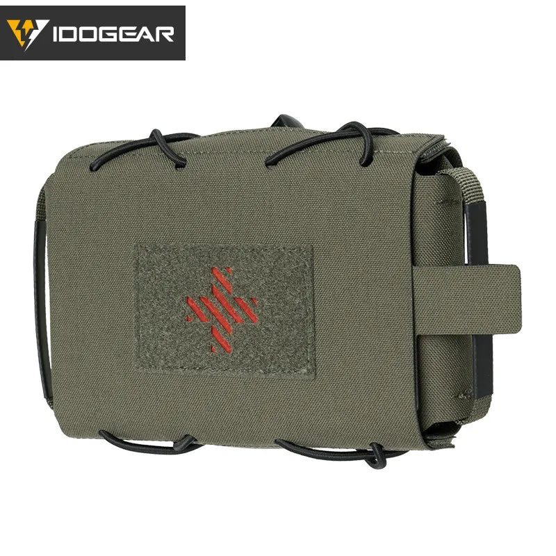Pochette tactique avec passant MOLLE pour équipement médical "IDOGEAR - IG-BG35132"
