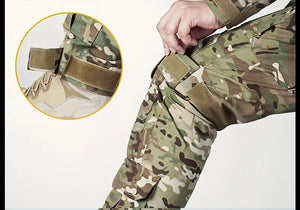 Pantalon de Combat pour hommes avec genouillères, pantalon de Sport Cargo tactique, Camouflage Multicam, Trekking, vêtements de chasse Emersongear
