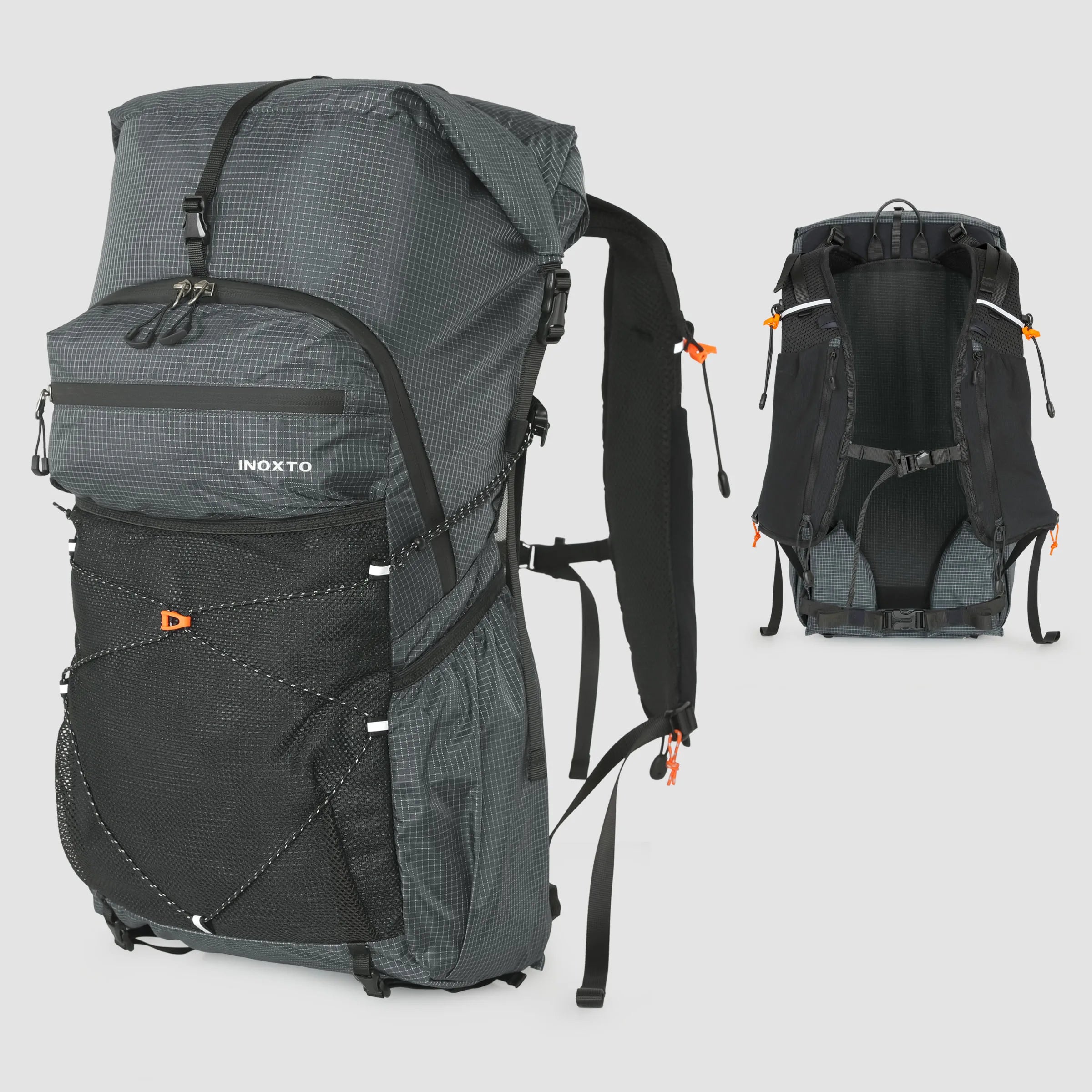 Sac à dos de randonnée / trail ultralight avec housse imperméable 800g "Outdoor Inoxto - Tellus 30L"