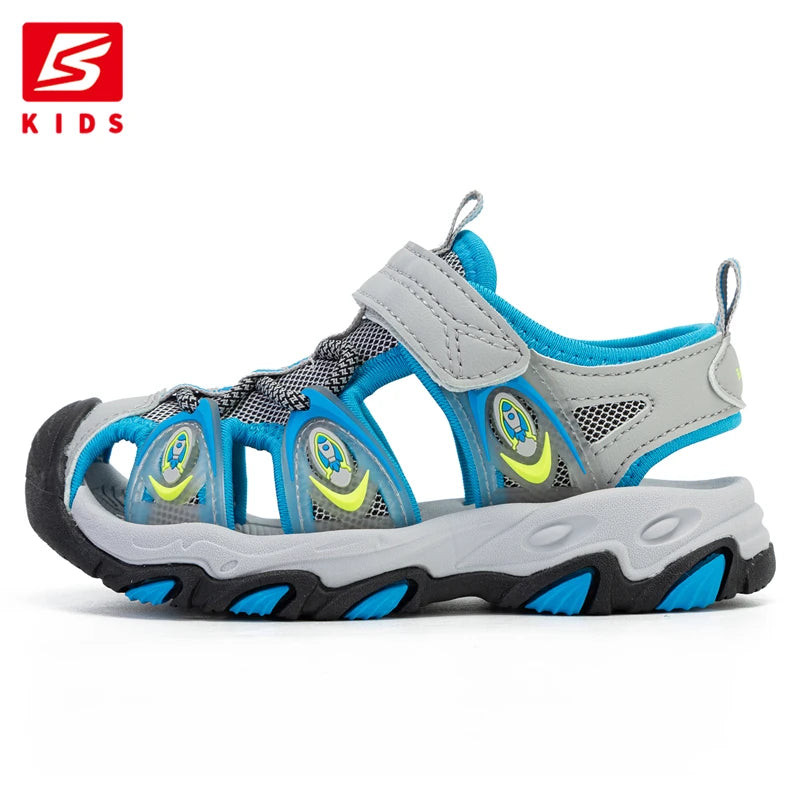 Sandales de plage pour enfant antidérapantes et respirantes avec scratch "Baasploa"