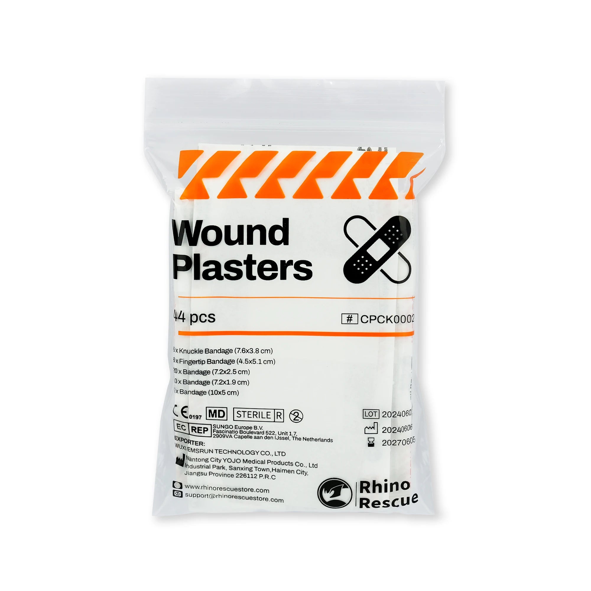 Kit de pansements imperméables "Rhino Rescue - CR-WP01"