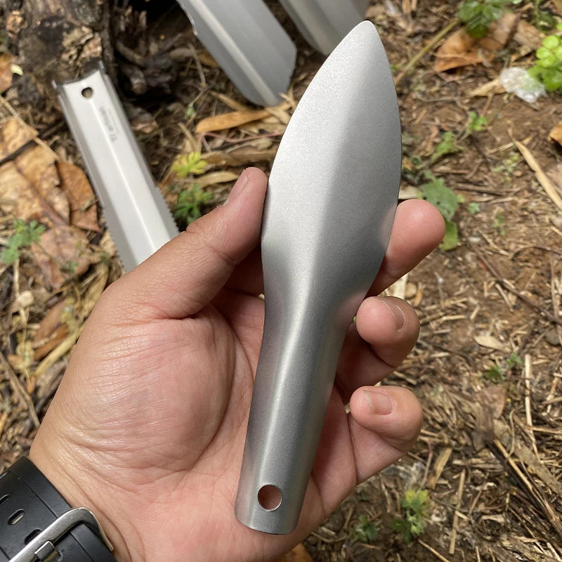 Mini-pelle de camping en titane ultralégère et portable "Tiartsan - Ta6703G"