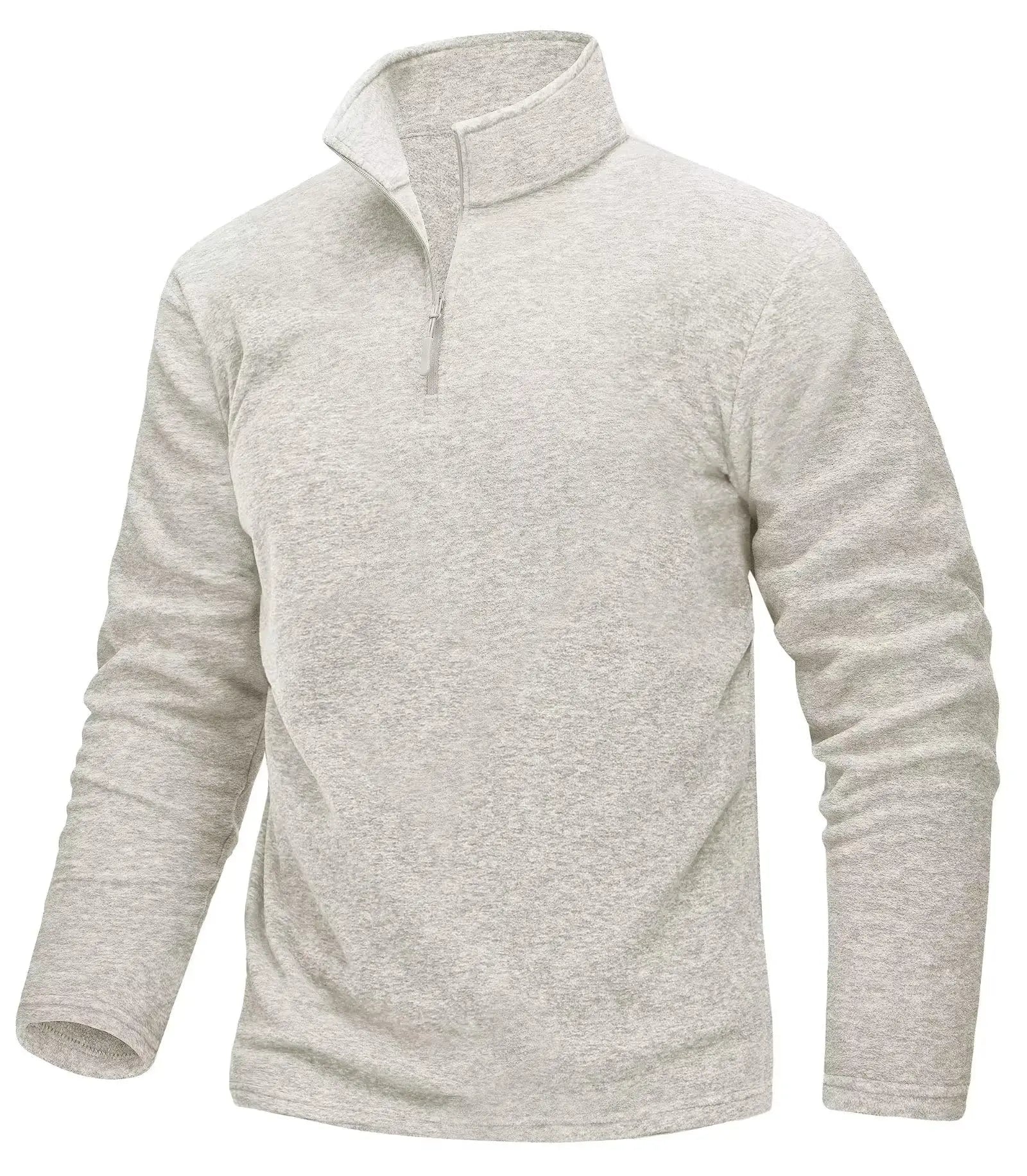 Pull thermique / sweat-shirt polaire à col zippé 1/4 pour homme "TACVASEN - TJ618"