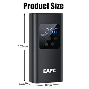 EAFC voiture sans fil pompe à Air compresseur d'air pneu boule gonfleur lumière LED Mini pneu gonfleur électrique pour voiture motos balles Planète Rando