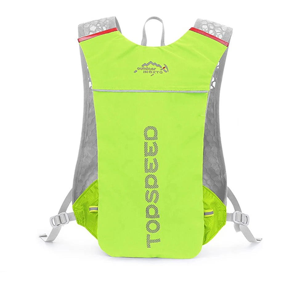 Ultralight 5L hydration backpack for teens / adults running & trail "Outdoor Inoxto - Topspeed"
