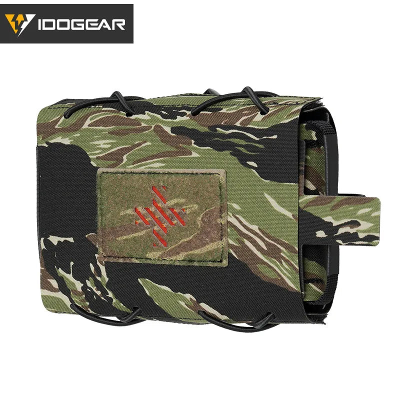 Pochette tactique avec passant MOLLE pour équipement médical "IDOGEAR - IG-BG35132"