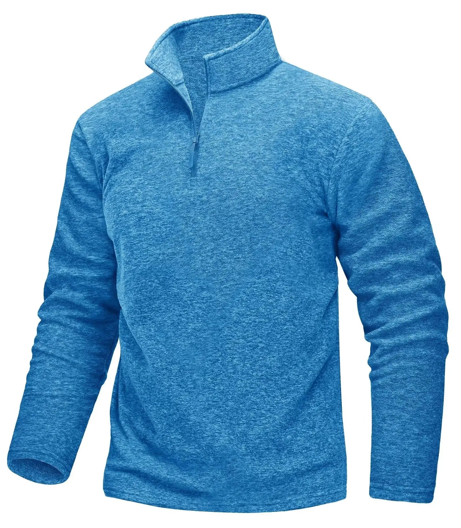 Pull thermique / sweat-shirt polaire à col zippé 1/4 pour homme "TACVASEN - TJ618"