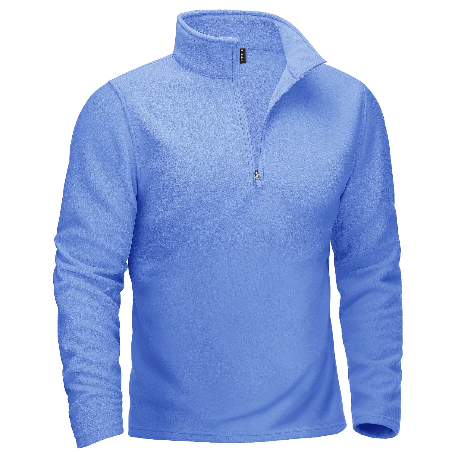 Pull thermique / sweat-shirt polaire à col zippé 1/4 pour homme "TACVASEN - TJ642"