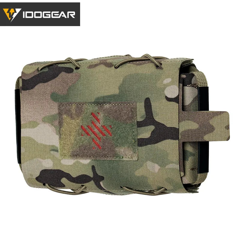Pochette tactique avec passant MOLLE pour équipement médical "IDOGEAR - IG-BG35132"