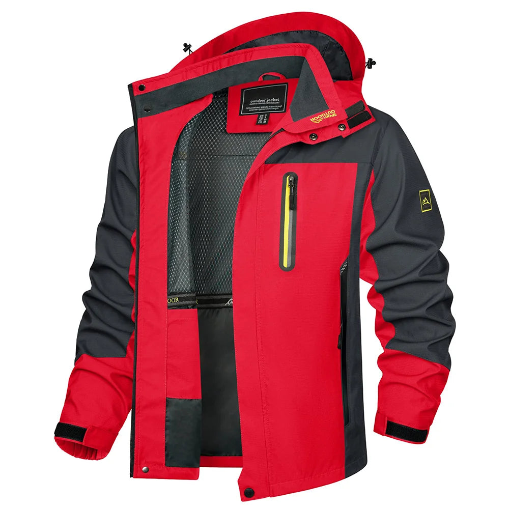 Hardshell / veste imperméable et légère pour homme "TACVASEN - TJ396"