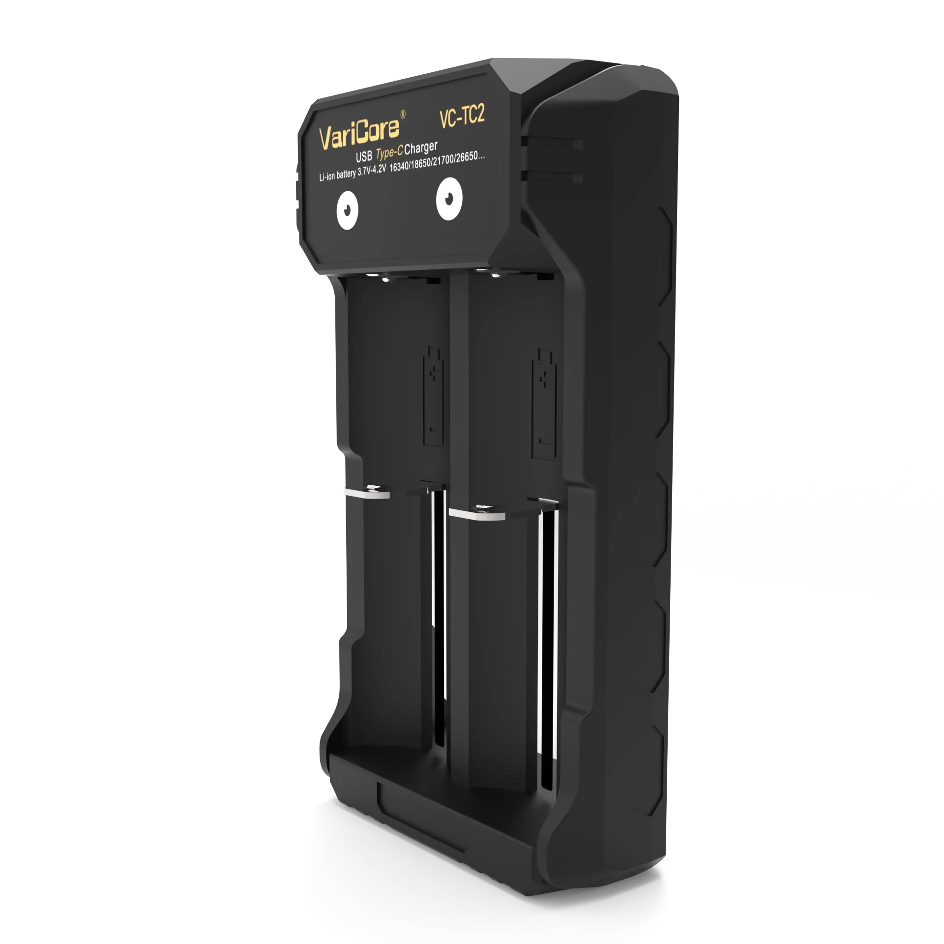 Chargeur intelligent portable pour batteries lithium 3,7V et 1,2 V Ni-MH Ni-Cd AA/AAA "VariCore VCQ4 TC2"