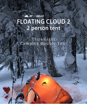 3F UL Gear – tente de Camping en plein air, nuage flottant, 3-4 saisons, 15D, ultralégère, revêtement en silicone, étanche, pour la chasse Planète Rando