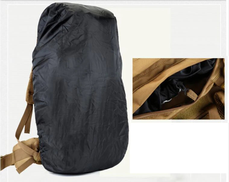 Sac à dos tactique avec housse de pluie 100L résistant 900D "L&Q Army - BL023"
