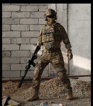 Pantalon de Combat pour hommes avec genouillères, pantalon de Sport Cargo tactique, Camouflage Multicam, Trekking, vêtements de chasse Emersongear