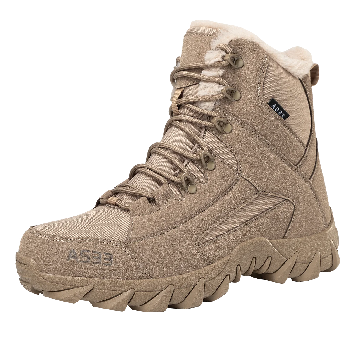 Chaussures high-top / bottines d'hiver imperméables avec doublure polaire pour homme "MX Outdoor - AS33"