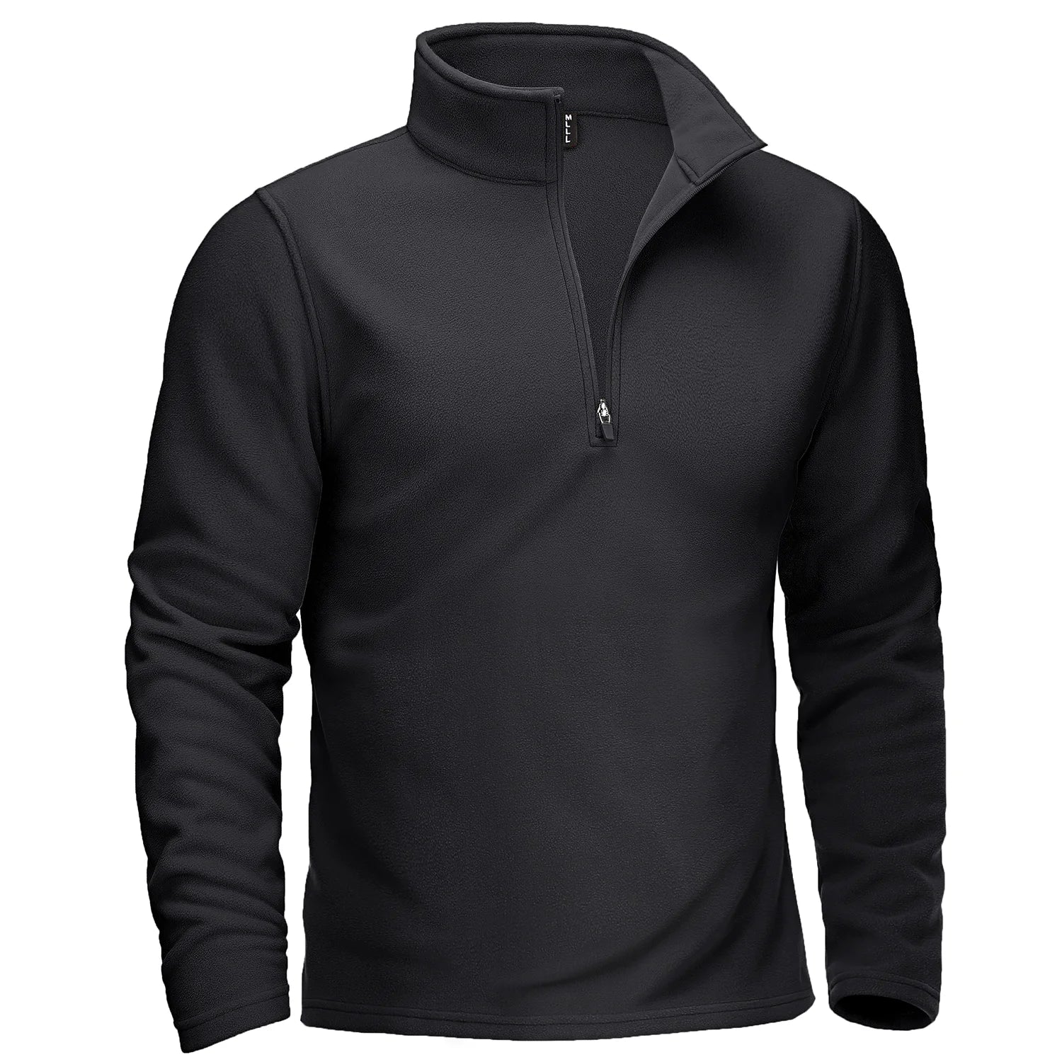 Pull thermique / sweat-shirt polaire à col zippé 1/4 pour homme "TACVASEN - TJ642"