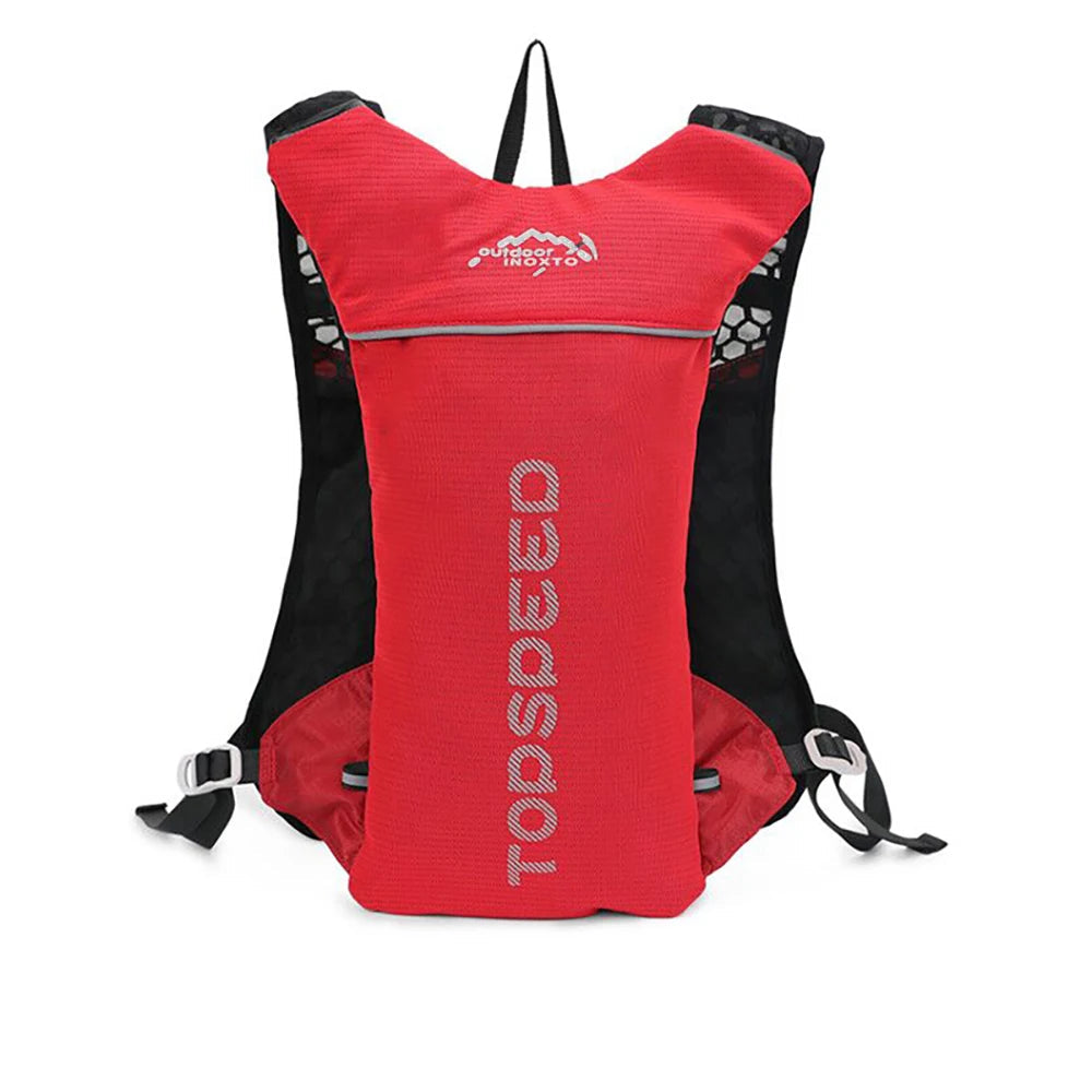 Ultralight 5L hydration backpack for teens / adults running & trail "Outdoor Inoxto - Topspeed"