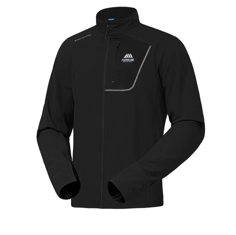 Sweat-shirt / t-shirt technique en micro-polaire à col montant "AONIJIE - FM5206"