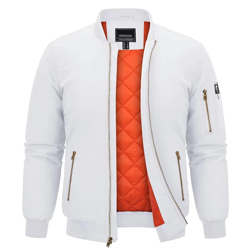 Parka hiver / veste bomber matelassée avec doublure polaire résistante à la pluie "TACVASEN - TJ368"