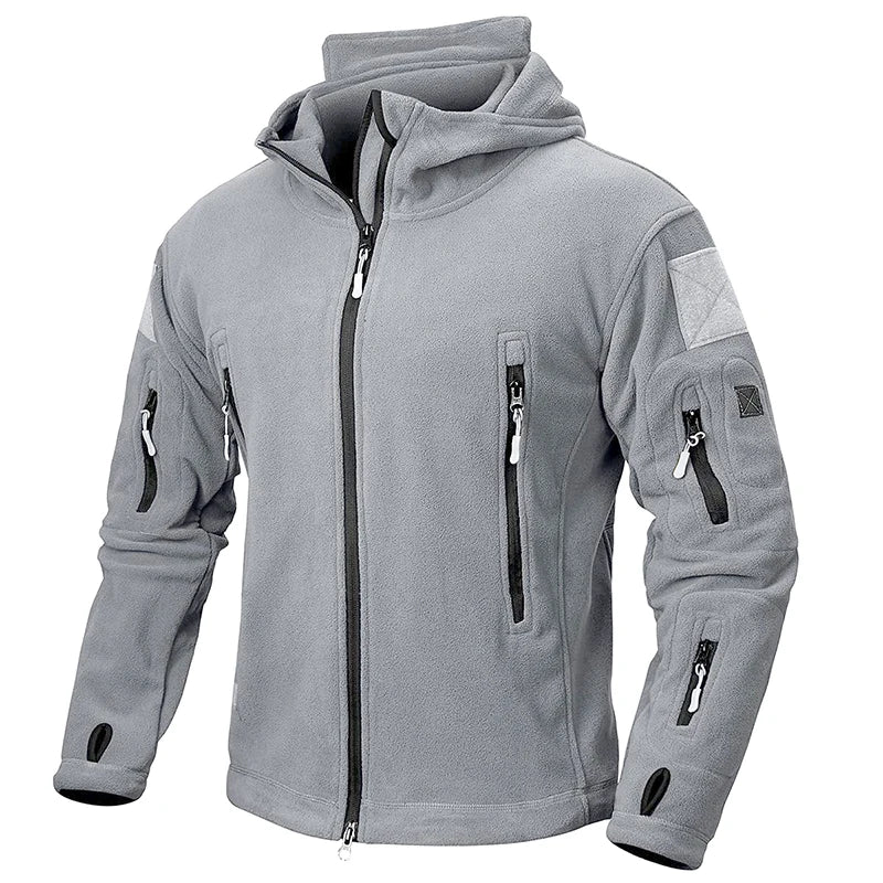 Softshell thermique / veste polaire tactique d'hiver pour homme "TACVASEN - LSTJ410"