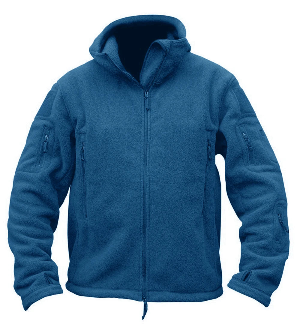 Softshell / polaire à capuche tactique et imperméable pour homme "TACVASEN - TJ004"