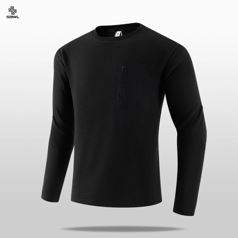 Sweat-shirt / t-shirt en micro-polaire à séchage rapide pour homme "SBWL - 5350"