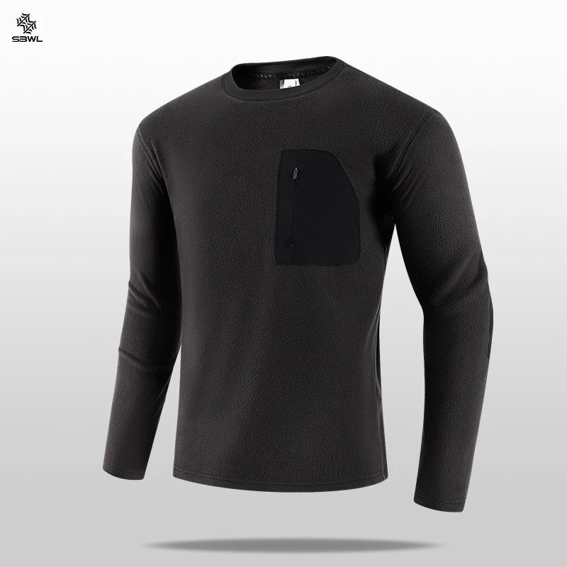Sweat-shirt / t-shirt en micro-polaire à séchage rapide pour homme "SBWL - 5350"