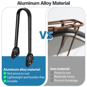 Porte bagage sur fixation arrière en alliage d'aluminium pour VTT / Gravel "Newboler - HOL005 series" Planète Rando