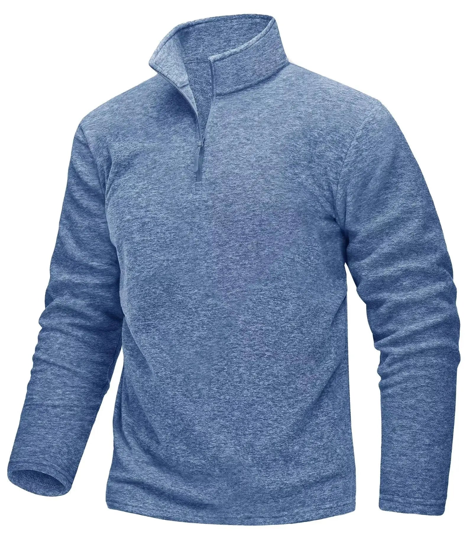 Pull thermique / sweat-shirt polaire à col zippé 1/4 pour homme "TACVASEN - TJ618"