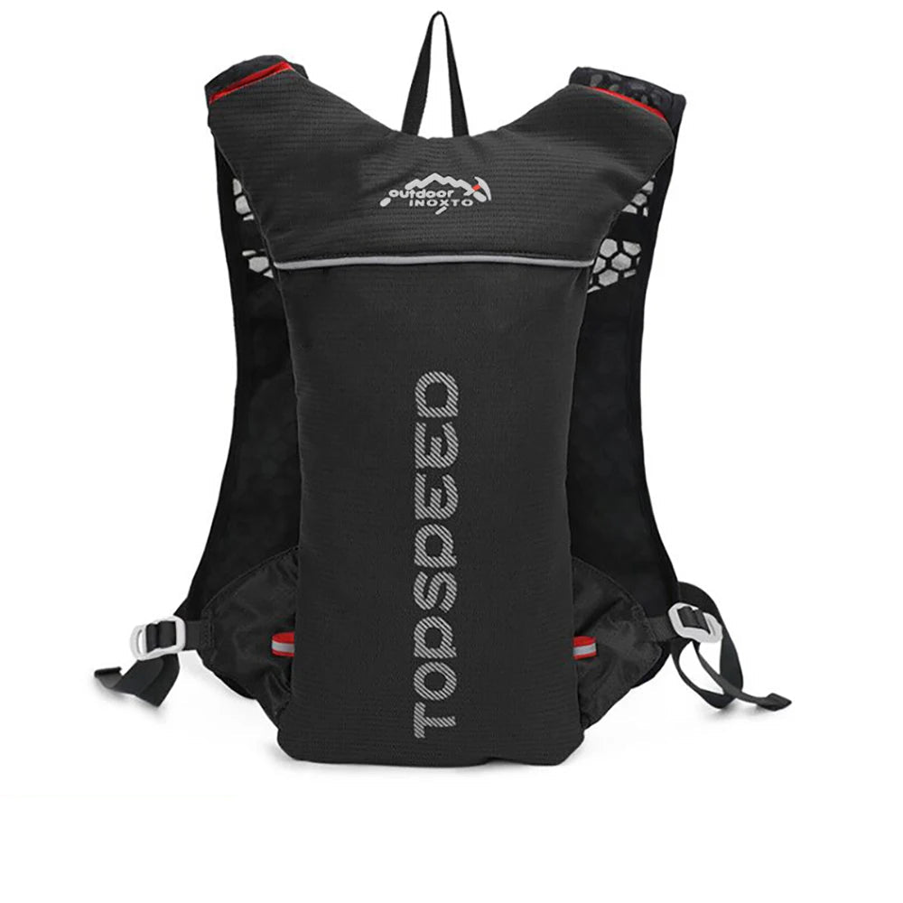 Ultralight 5L hydration backpack for teens / adults running & trail "Outdoor Inoxto - Topspeed"