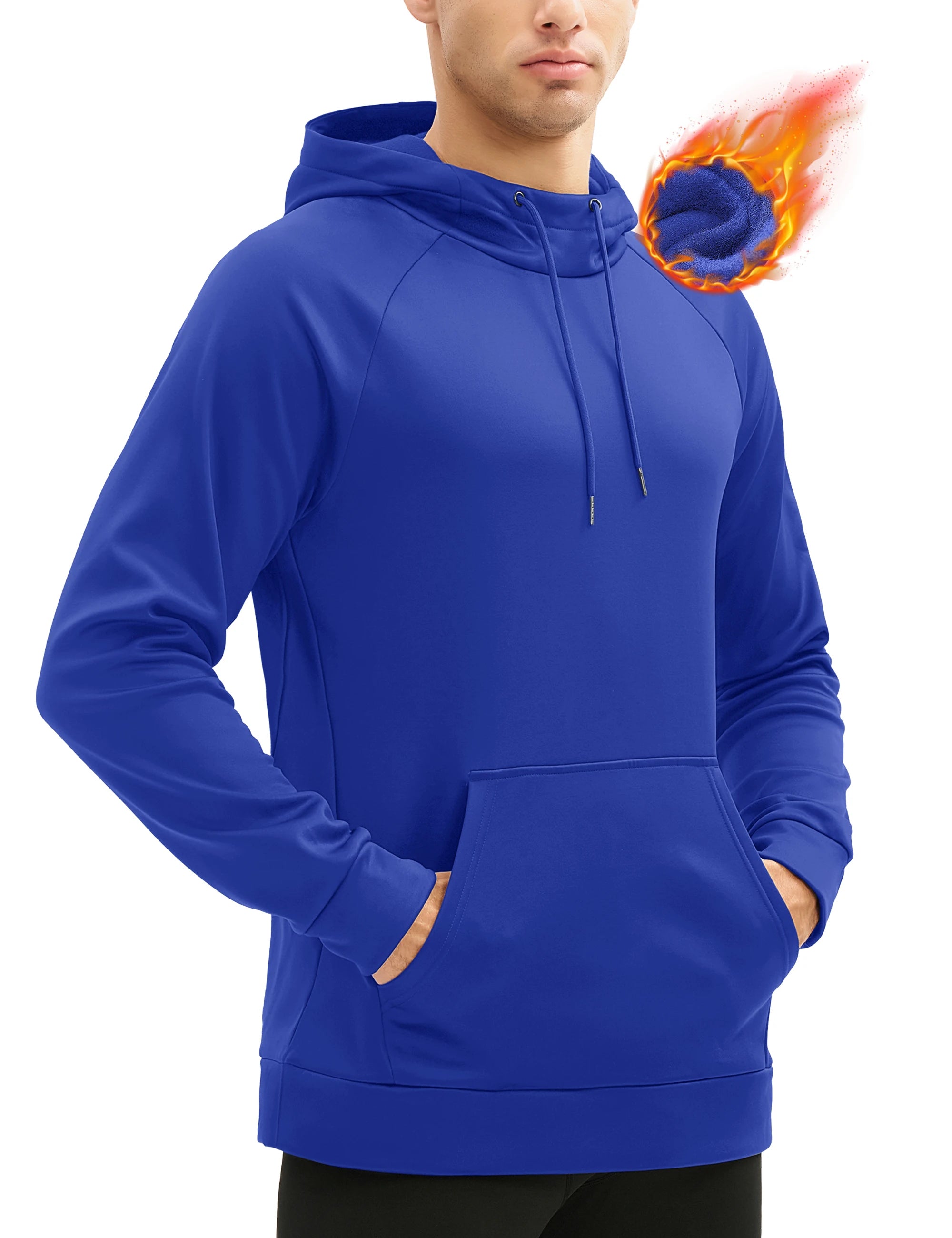 Hoodie / Sweat à capuche en polaire pour homme "TACVASEN - CTC6"
