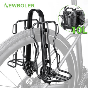 Porte bagage sur fixation arrière en alliage d'aluminium pour VTT / Gravel "Newboler - HOL005 series" Planète Rando
