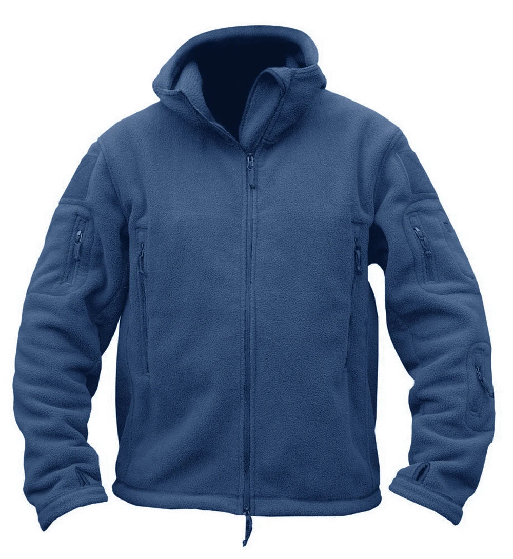 Softshell / polaire à capuche tactique et imperméable pour homme "TACVASEN - TJ004"