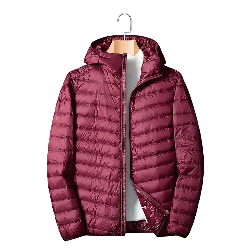 Doudoune ultra-légere avec capuche 90% duvet de canard "Wygidne - UL A400"